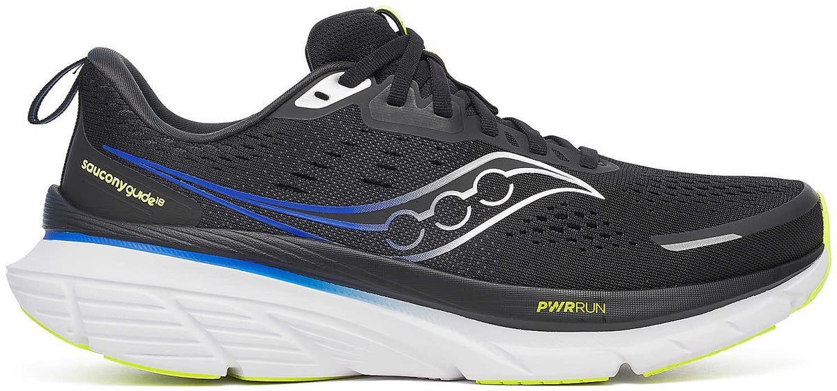 Saucony Guide 18 Men's Running Shoes - Black | Running & Training