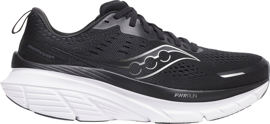 Saucony Guide 18 WIDE FIT Men's Running Shoes - Black | Running & Training