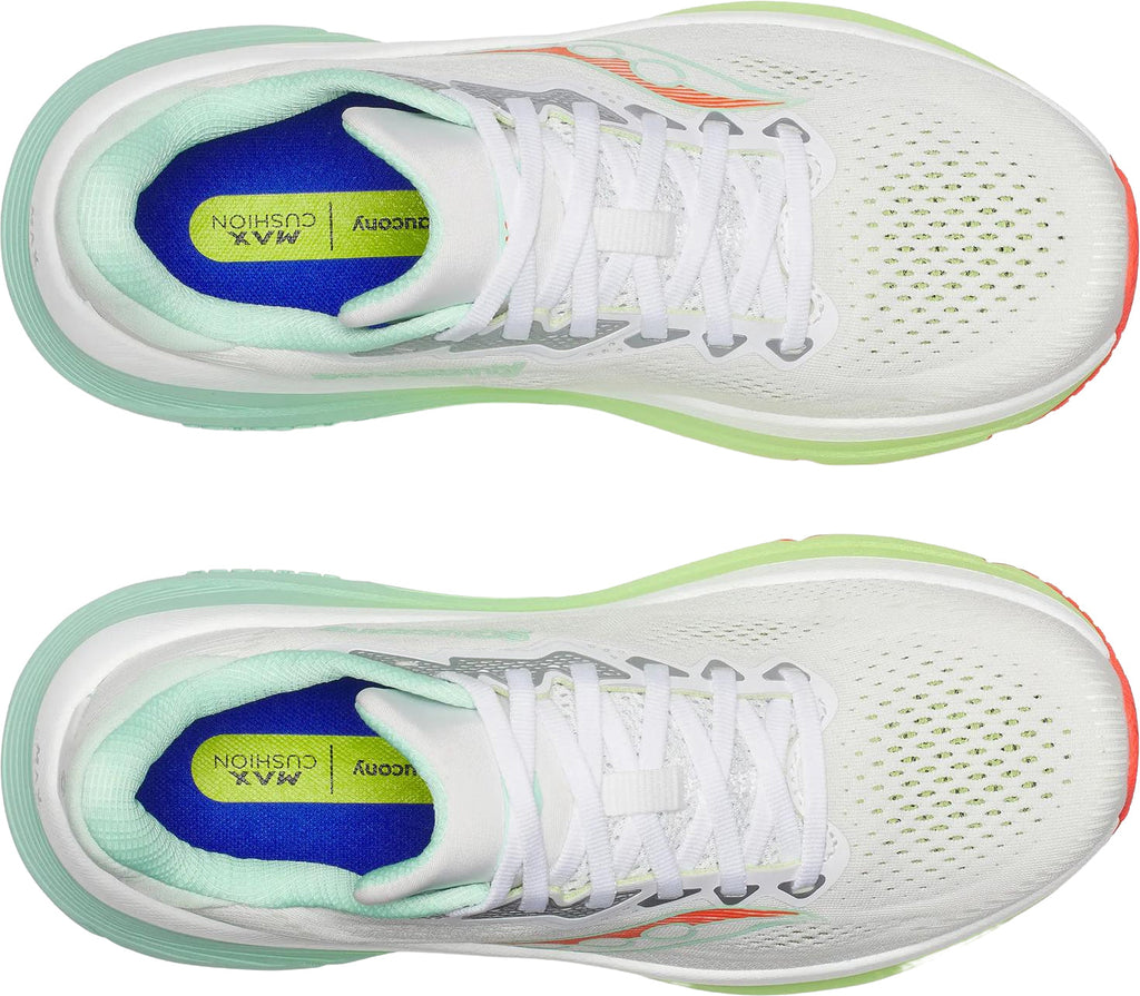Saucony Guide 19 Women's Running Shoes - White | Running & Training
