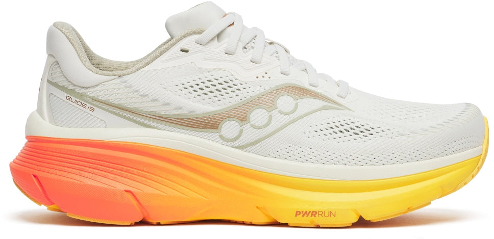 Saucony Guide 19 Men's Running Shoes - White | Running & Training