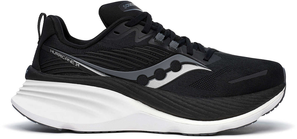 Saucony Hurricane 24 Women's Running Shoes - Black | Running & Training