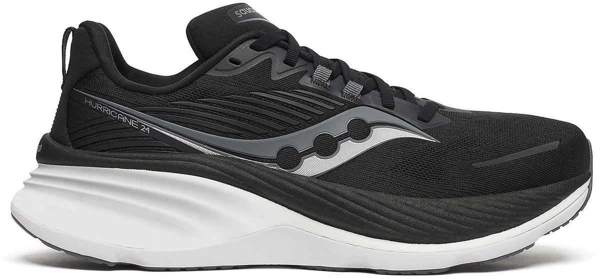 Saucony Hurricane 24 Men's Running Shoes - Black | Running & Training