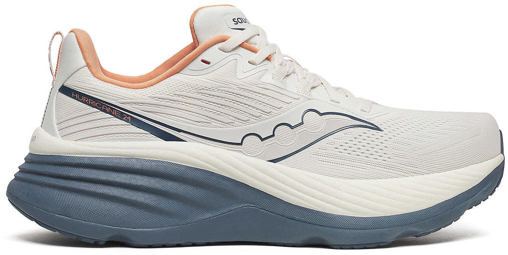 Saucony Hurricane 24 Men's Running Shoes - White | Running & Training
