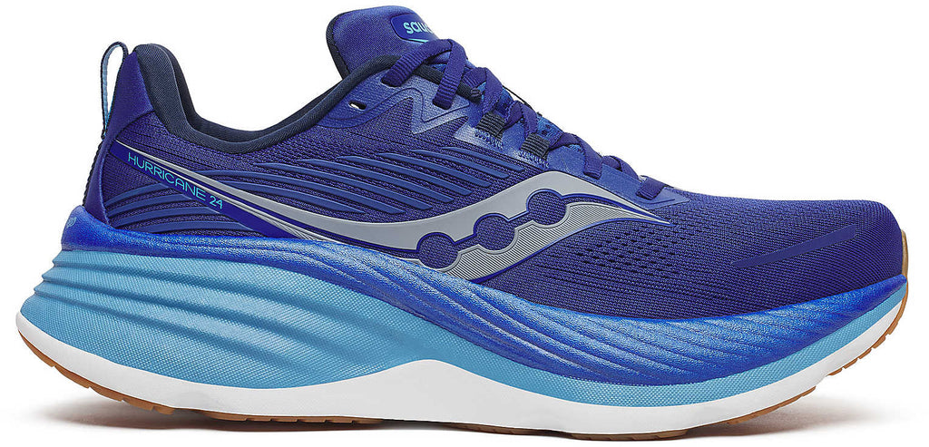Saucony Hurricane 24 Men's Running Shoes - Blue | Running & Training