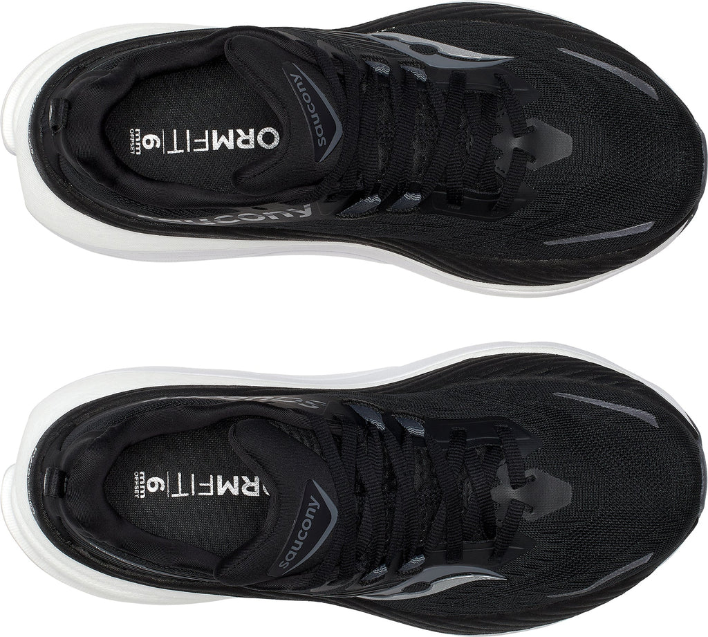 Saucony Hurricane 24 WIDE FIT Women's Running Shoes - Black | Running & Training