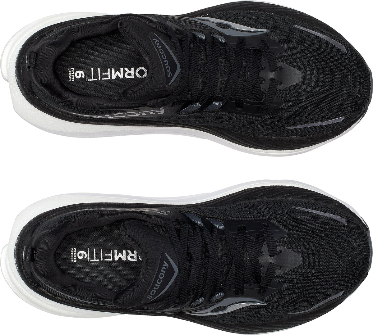 Saucony Hurricane 24 WIDE FIT Women's Running Shoes - Black | Running & Training