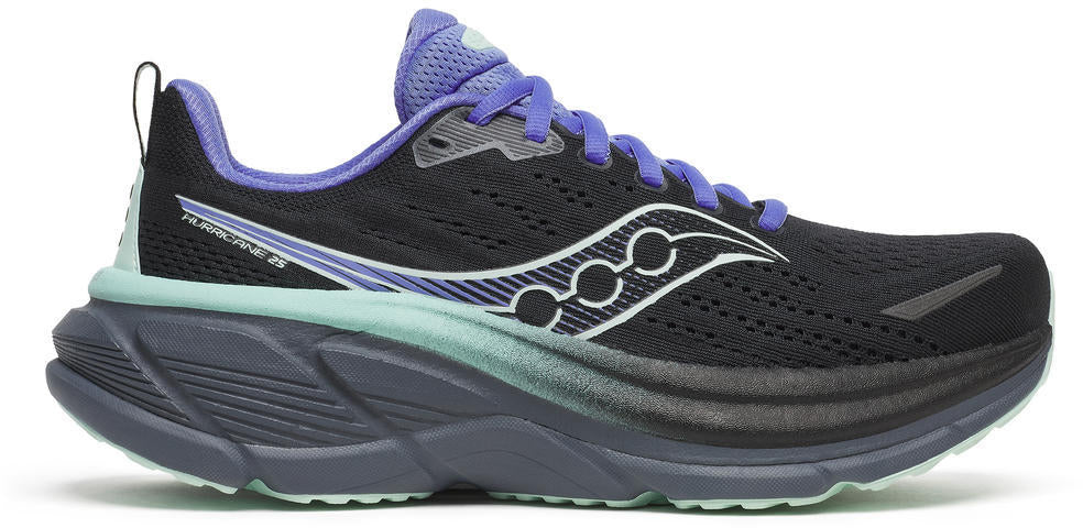 Saucony Hurricane 25 Women's Running Shoes - Black | Running & Training