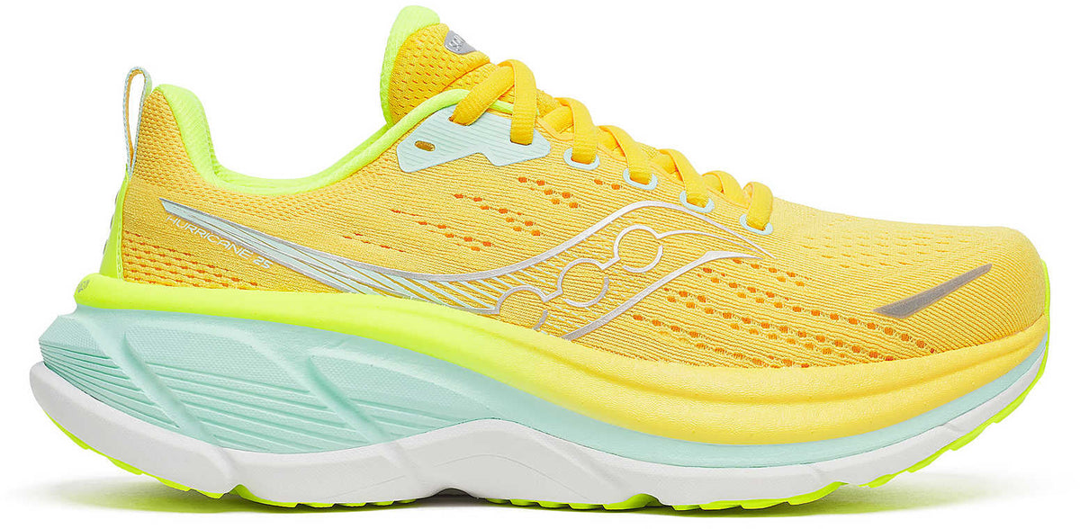 Saucony Hurricane 25 Women's Running Shoes - Yellow | Running & Training