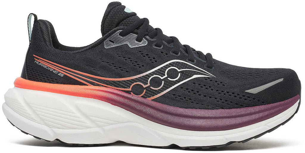 Saucony Hurricane 25 Men's Running Shoes - Black | Running & Training