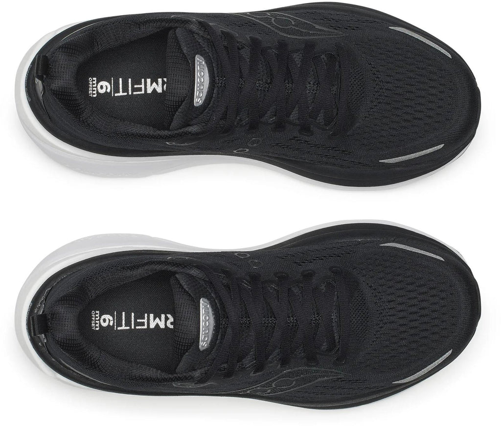 Saucony Hurricane 25 WIDE FIT Men's Running Shoes - Black | Running & Training