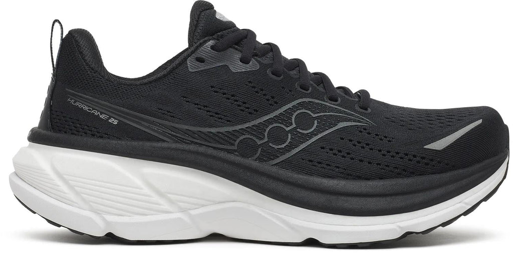 Saucony Hurricane 25 WIDE FIT Men's Running Shoes - Black | Running & Training
