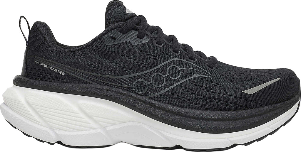 Saucony Hurricane 25 WIDE FIT Women's Running Shoes - Black | Running & Training