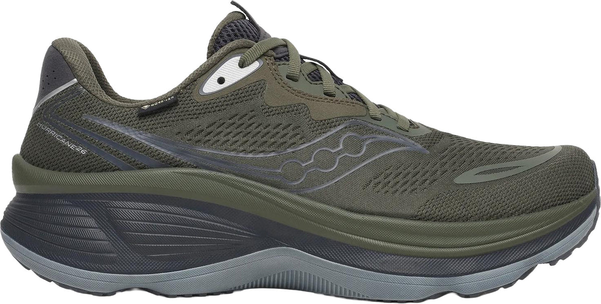 Saucony Hurricane 26 GORE-TEX Men's Running Shoes - Green | Running & Training
