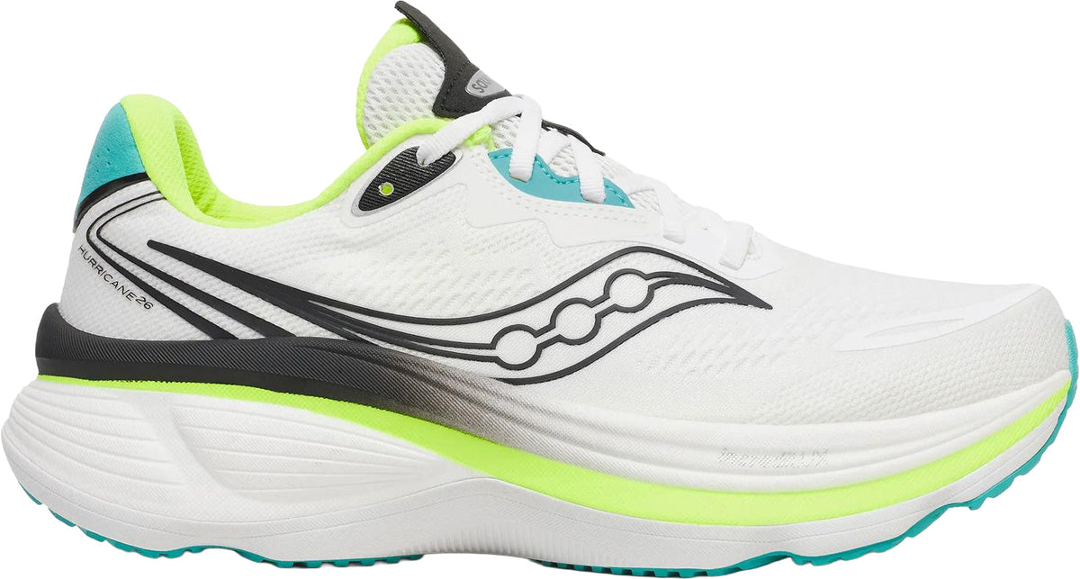 Saucony Hurricane 26 Men's Running Shoes - White | Running & Training