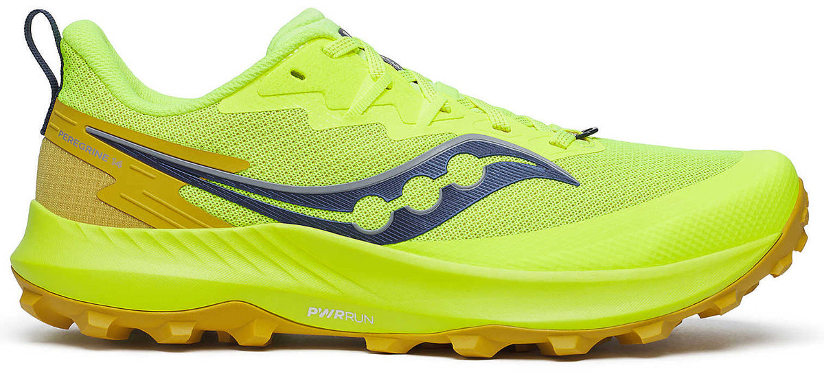 Saucony Peregrine 14 Men's Trail Running Shoes - Yellow | Trail Running