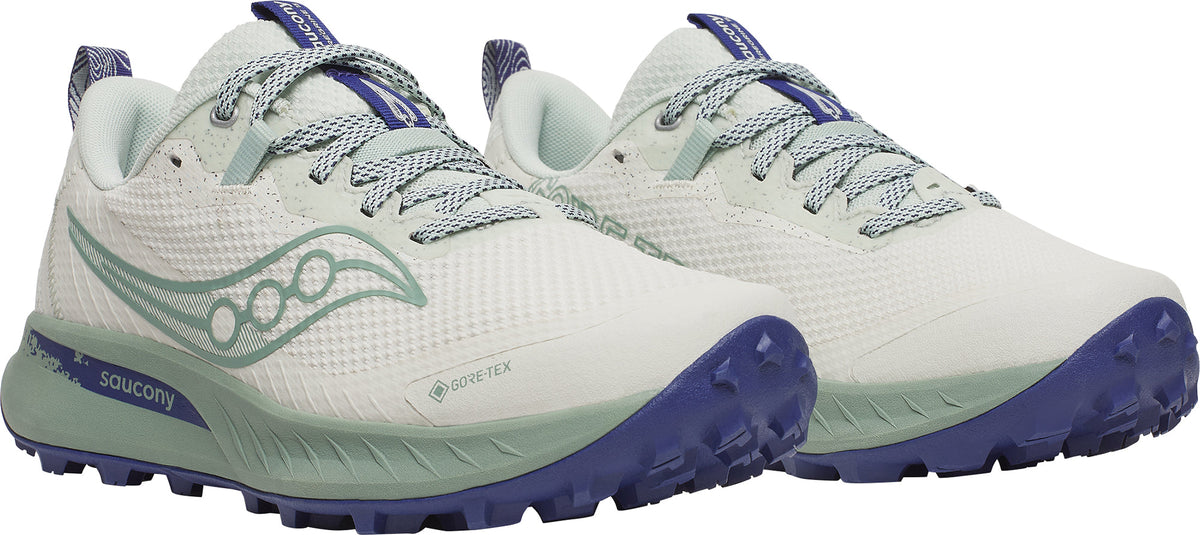 Saucony Peregrine 15 GORE-TEX Women's Trail Running Shoes - White | Trail Running