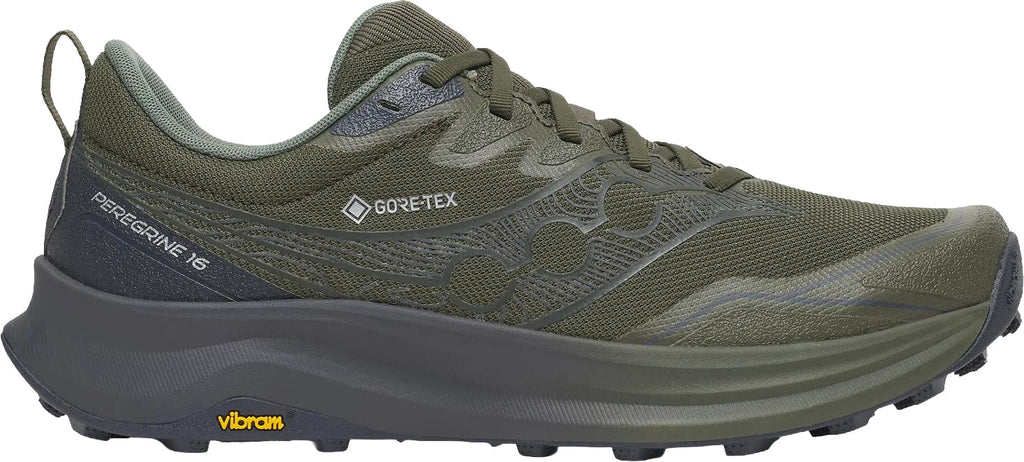 Saucony Peregrine 16 GORE-TEX Men's Trail Running Shoes - Green | Trail Running