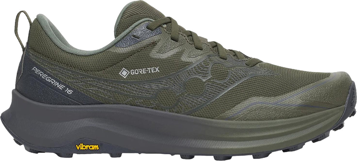 Saucony Peregrine 16 GORE-TEX Men's Trail Running Shoes - Green | Trail Running