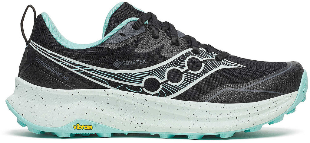 Saucony Peregrine 16 GORE-TEX Women's Trail Running Shoes - Black | Trail Running