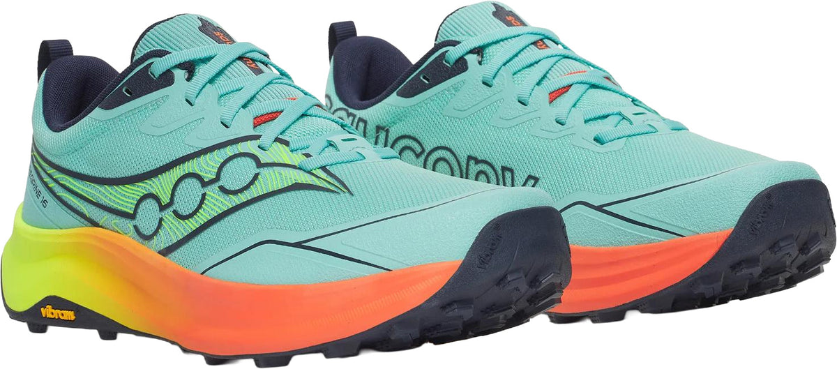 Saucony Peregrine 16 Men's Trail Running Shoes - Green | Trail Running