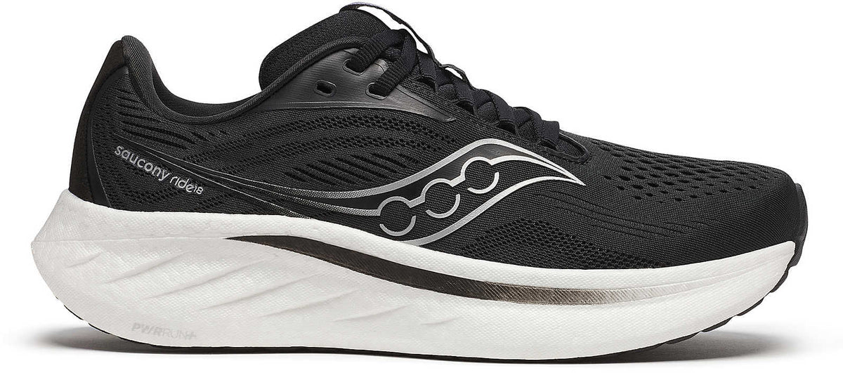 Saucony Ride 18 Women's Running Shoes - Black | Running & Training