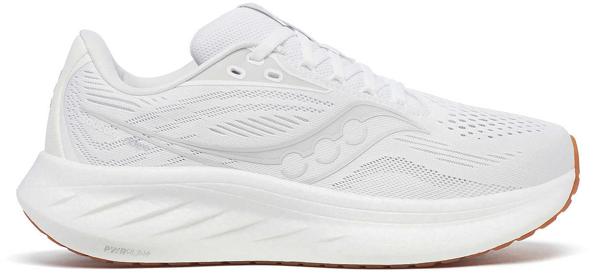 Saucony Ride 18 Women's Running Shoes - White | Running & Training