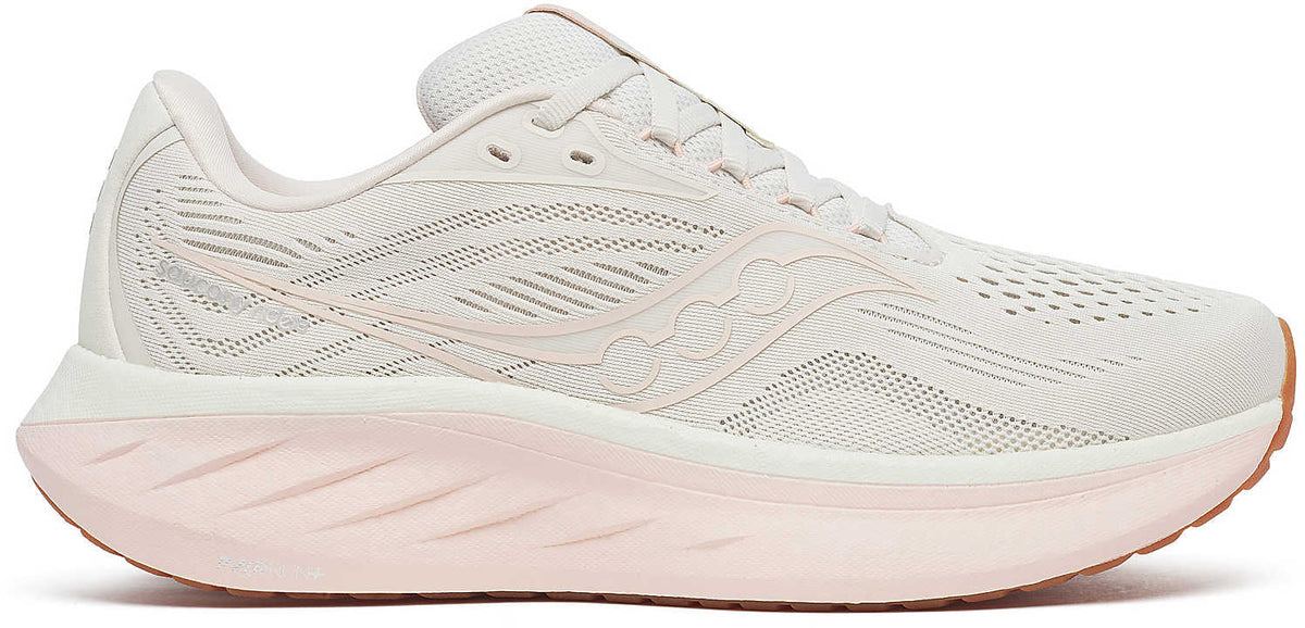 Saucony Ride 18 Women's Running Shoes - White | Running & Training