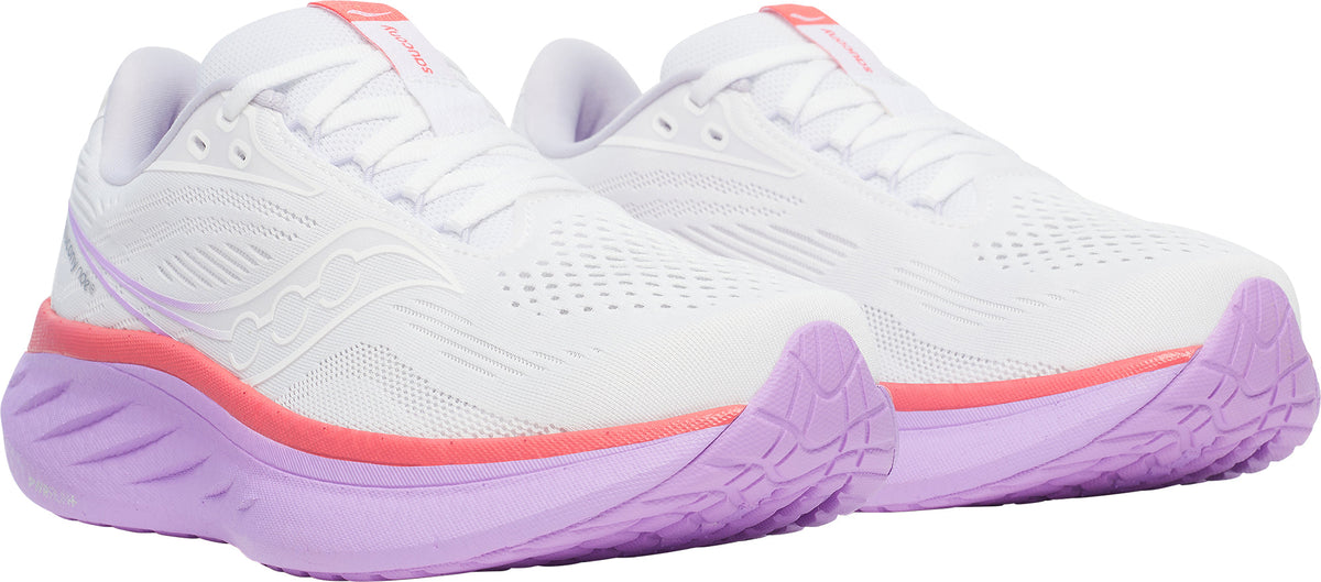 Saucony Ride 18 Women's Running Shoes - White | Running & Training
