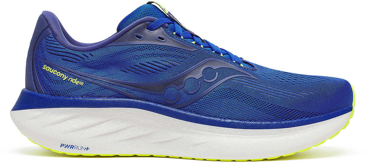 Saucony Ride 18 Men's Running Shoes - Blue | Running & Training