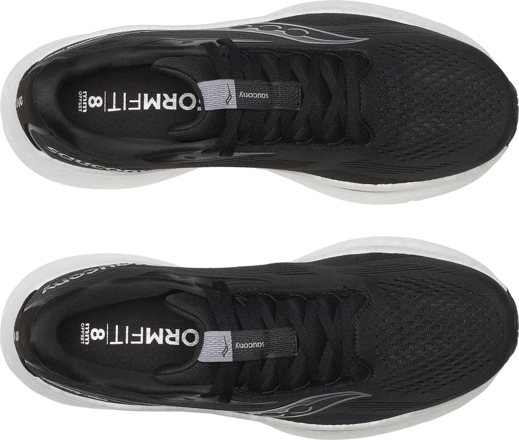 Saucony Ride 18 WIDE FIT Men's Running Shoes - Black | Running & Training