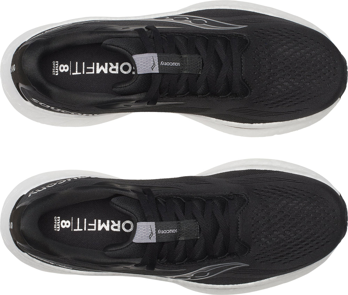 Saucony Ride 18 WIDE FIT Men's Running Shoes - Black | Running & Training