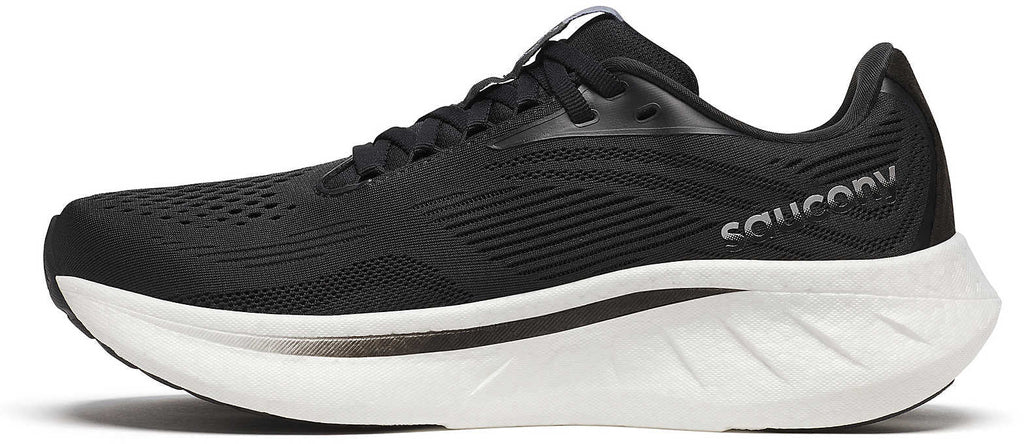 Saucony Ride 18 WIDE FIT Women's Running Shoes - Black | Running & Training