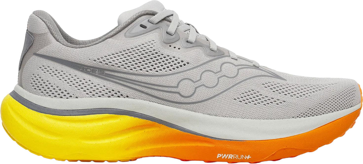Saucony Ride 19 Men's Running Shoes - Grey | Running & Training