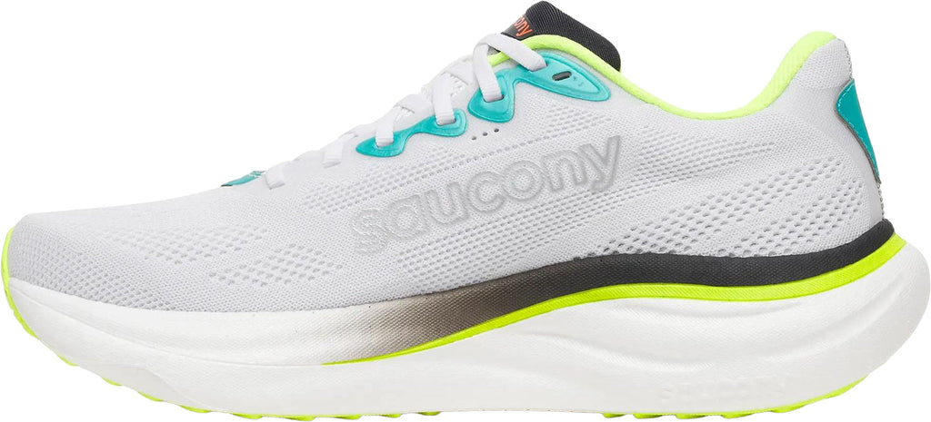 Saucony Ride 19 Men's Running Shoes - White | Running & Training