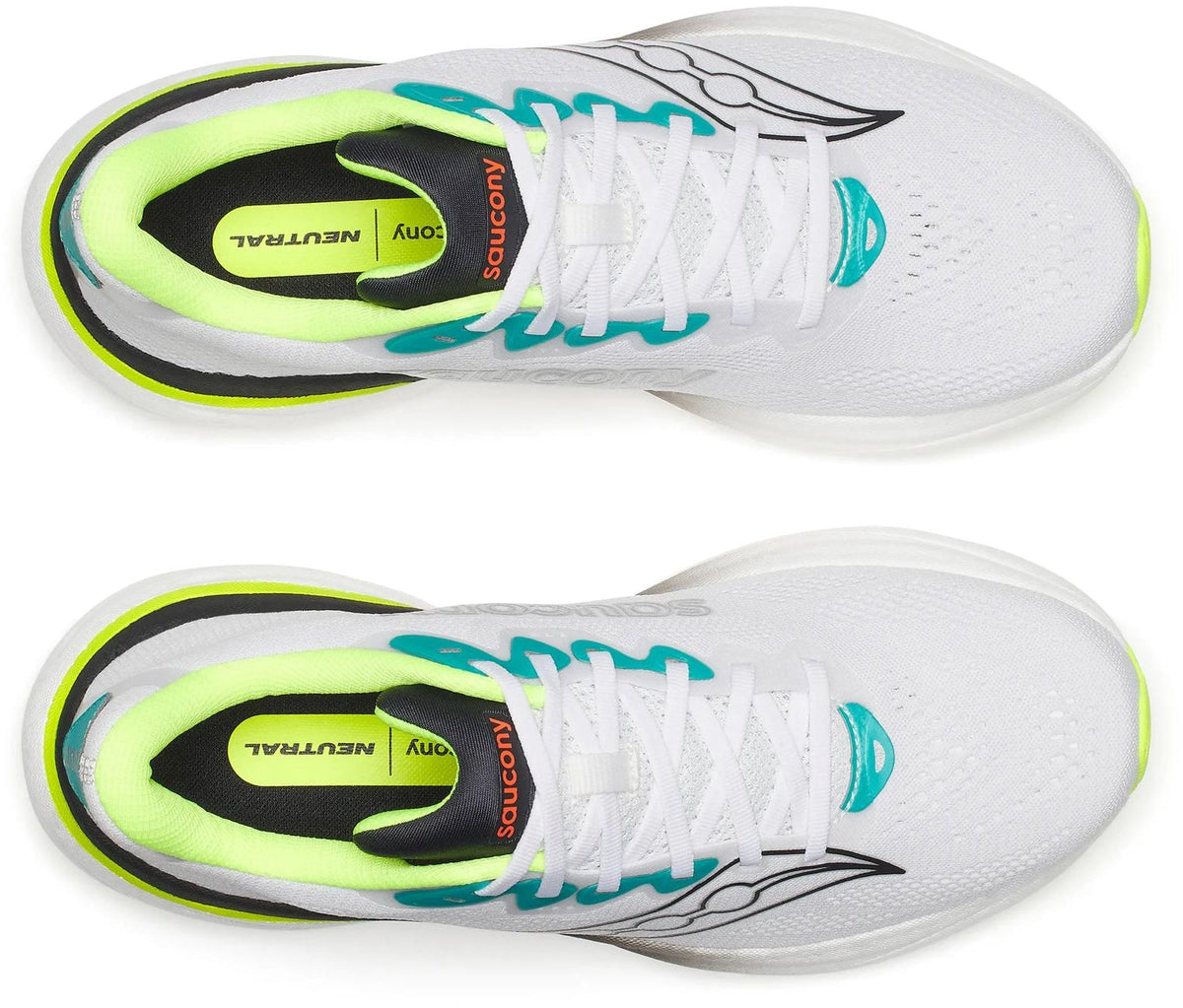 Saucony Ride 19 Men's Running Shoes - White | Running & Training