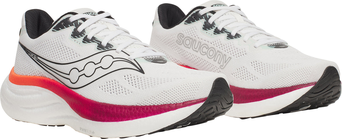 Saucony Ride 19 Men's Running Shoes - White | Running & Training