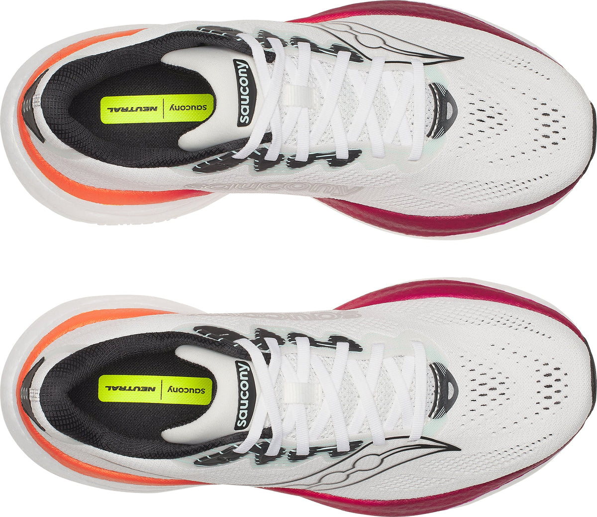 Saucony Ride 19 Men's Running Shoes - White | Running & Training
