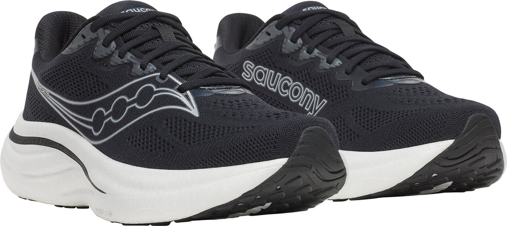 Saucony Ride 19 WIDE FIT Men's Running Shoes - Black | Running & Training