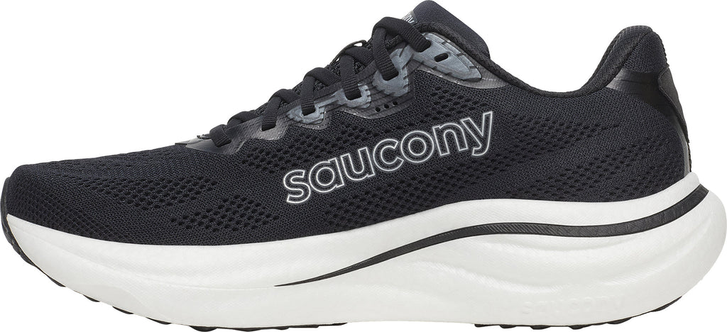 Saucony Ride 19 WIDE FIT Men's Running Shoes - Black | Running & Training