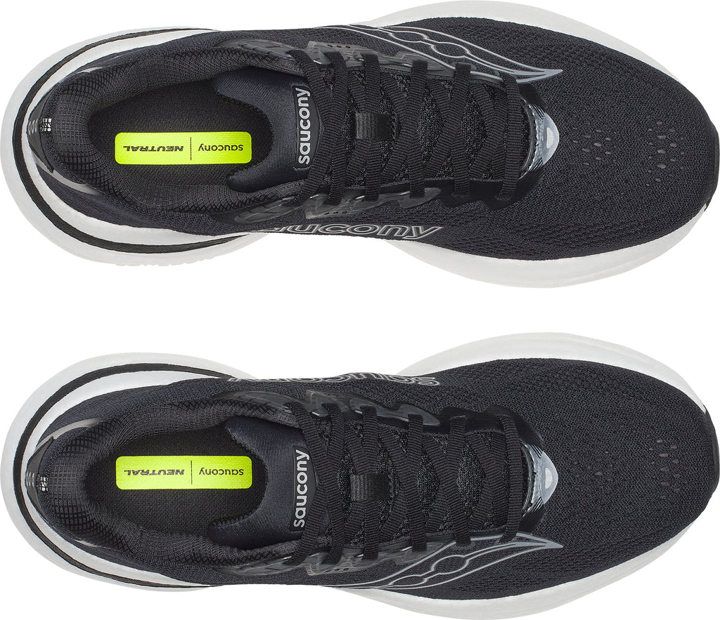 Saucony Ride 19 WIDE FIT Men's Running Shoes - Black | Running & Training