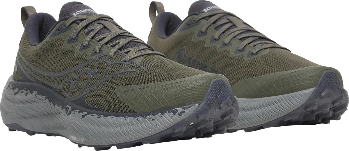 Saucony Ride TR3 GORE-TEX Men's Trail Running Shoes - Green | Trail Running