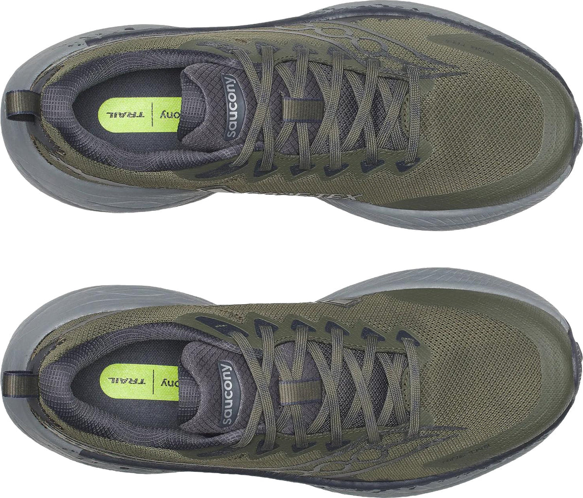 Saucony Ride TR3 GORE-TEX Men's Trail Running Shoes - Green | Trail Running
