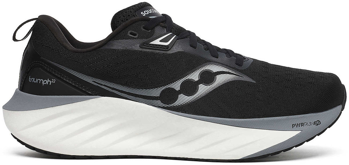 Saucony Triumph 22 Men's Running Shoes - Black | Running & Training