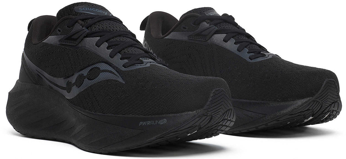 Saucony Triumph 22 Men's Running Shoes - Black | Running & Training