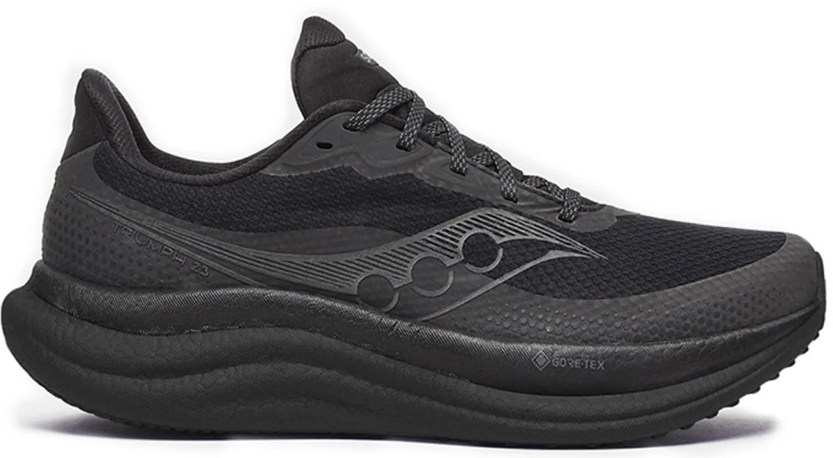 Saucony Triumph 23 GORE-TEX Men's Running Shoes - Black | Running & Training