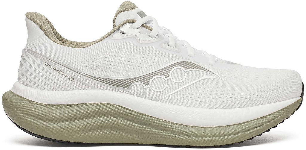 Saucony Triumph 23 Men's Running Shoes - White | Running & Training