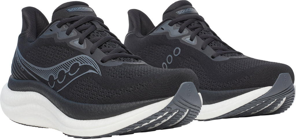 Saucony Triumph 23 WIDE FIT Men's Running Shoes - Black | Running & Training