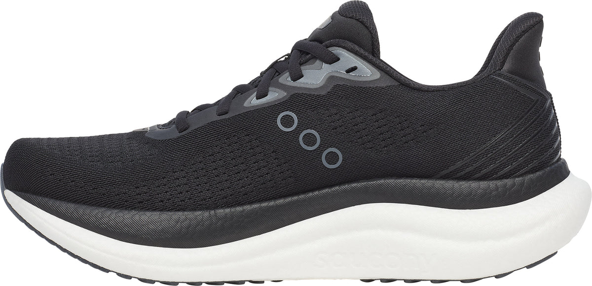 Saucony Triumph 23 WIDE FIT Men's Running Shoes - Black | Running & Training