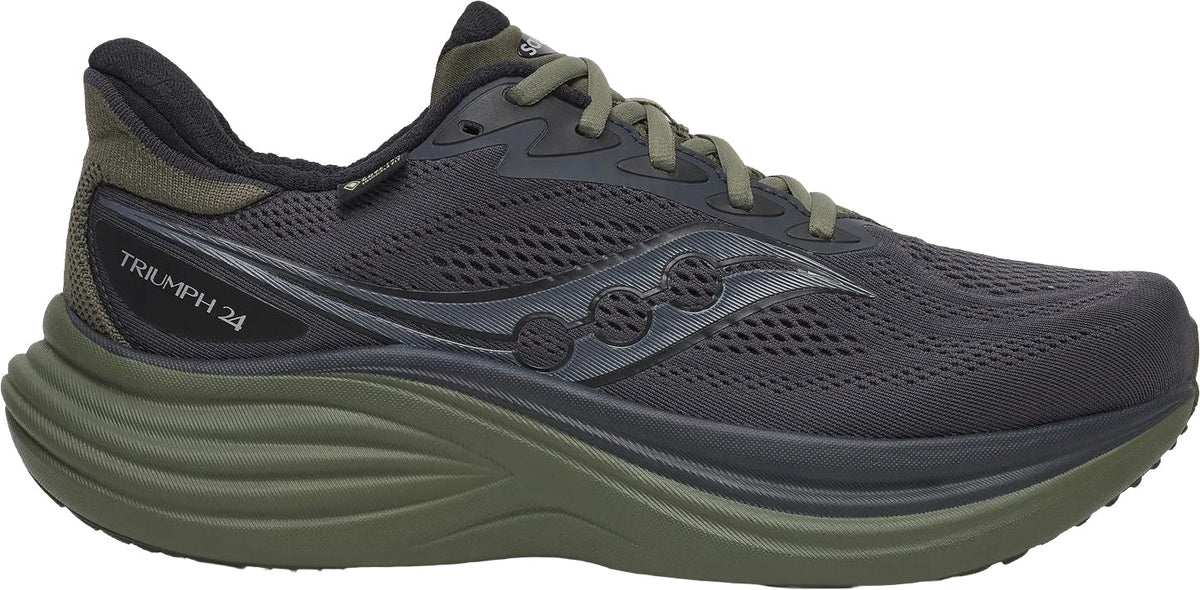Saucony Triumph 24 GORE-TEX Men's Running Shoes - Black | Running & Training