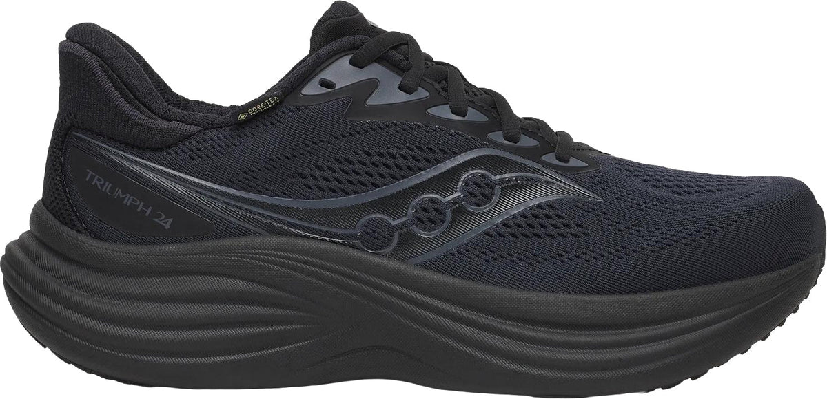 Saucony Triumph 24 GORE-TEX Men's Running Shoes - Black | Running & Training